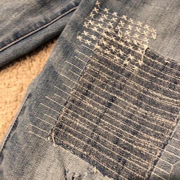 Abercrombie and Fitch Patchwork Skinny Jeans - Picture 2 of 6
